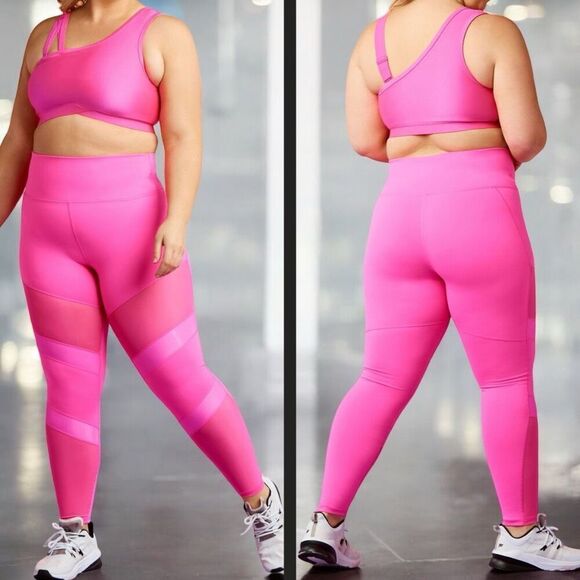 Fabletics Pants - Fabletics Hot Pink Powerhold Define Ultra High-Waisted Leggings Size 2XL